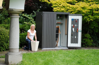 Biohort Skriňa na náradie Biohort vel. 90 93 x 83 (strieborná metalíza) obr-2