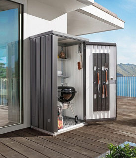 Biohort Skriňa na náradie Biohort vel. 150 155 x 83 (strieborná metalíza) 150 cm (2 krabice) obr-3