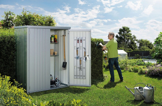 Biohort Skriňa na náradie Biohort vel. 150 155 x 83 (strieborná metalíza) 150 cm (2 krabice) obr-4