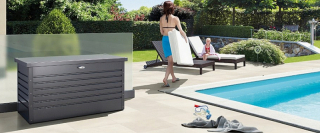 Biohort Vonkajší úložný box FreizeitBox 181 x 79 x 71 (strieborná metalíza) obr-4