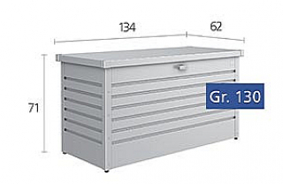 Biohort Vonkajší úložný box FreizeitBox 134 x 62 x 71 (tmavo šedá metalíza) obr-1