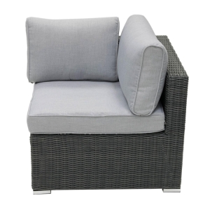 DEOKORK Ratanová 2-dielna lavica SEVILLA (antracit) obr-1