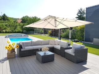 DEOKORK Ratanová variabilná zostava SEVILLA pre 6 osob (antracit) obr-1