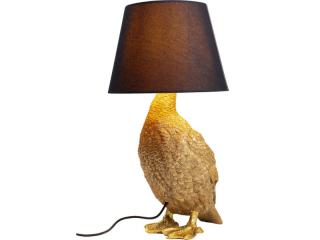 Duck stolná lampa medená/hnedá