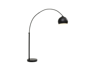 Deal stojaca lampa čierna 175 cm