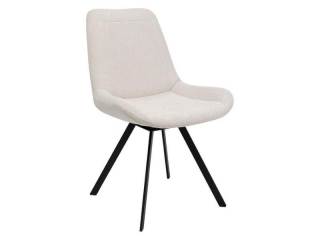 Baron otočná stolička krémová