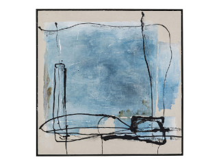 Dust obraz modrý 100x100 cm