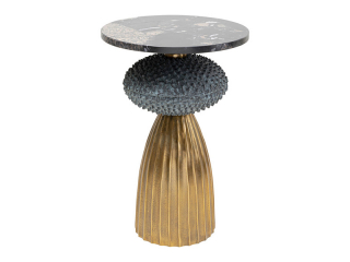 Masha príručný stolík zlatý Ø43 cm