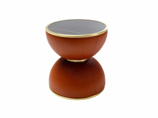 Endless Vegas príručný stolík oranžový Ø47 cm