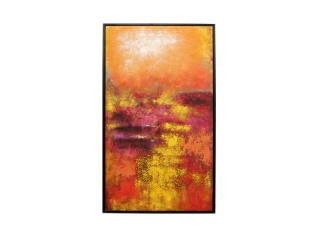 Jardin obraz červený 125x215 cm