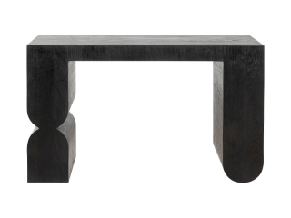 Curve konzolový stolík čierny