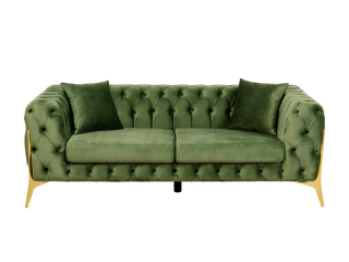 Bellissima Velvet 2-sedačka zelená