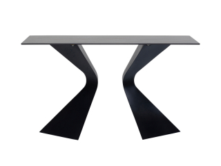 Gloria konzolový stolík čierny 140x81 cm