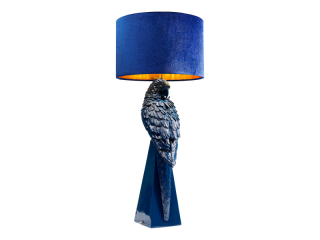 Parrot stolová lampa modrá