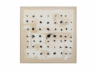 Creative Dots obraz béžový 120x120 cm