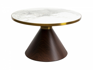 Cono konferenčný stolík hnedý Ø70 cm