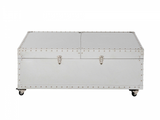 Bar Vegas konferenčný stolík strieborný 120x75 cm