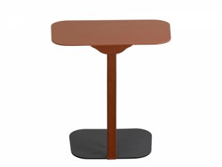 Hedi príručný stolík hnedo-čierny 61x39 cm