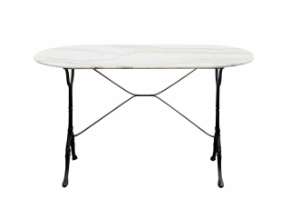 Kaffeehaus Bistro stolík biely 120x60 cm