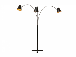 Cappellino stojacia lampa čierna