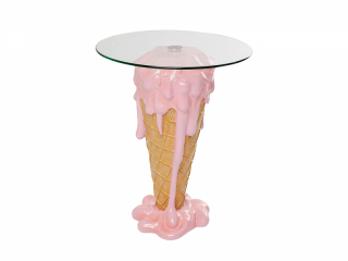 Icecream stolík viacfarebný Ø60 cm