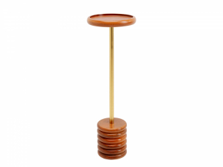 Fredo príručný stolík hnedý Ø20 cm