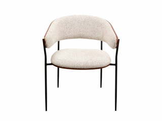 Cindy kreslo s opierkami krémové