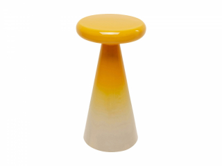 Rici príručný stolík žltý Ø30 cm