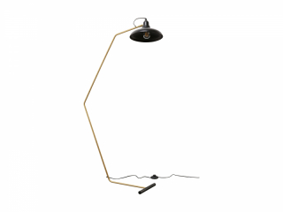 Doro stojacia lampa čierna 130 cm