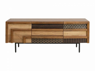 Gino nízka skrinka hnedá