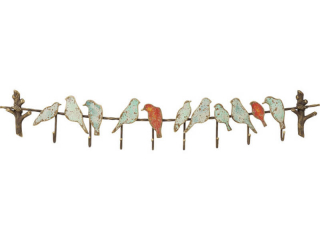 Bird nástenný vešiak farebný