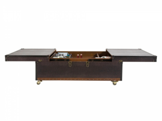 Globetrotter konferenčný stolík hnedý