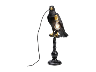 Animal Sitting Crow stolová lampa čierna/zlatá