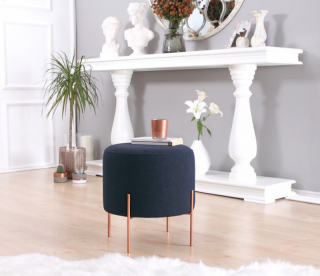 ASIR Taburet COPPER modrá obr-2