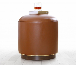 ASIR Taburet MILOTTE hnedý