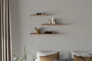 ASIR Nástenná polica LEILA borovica atlantic