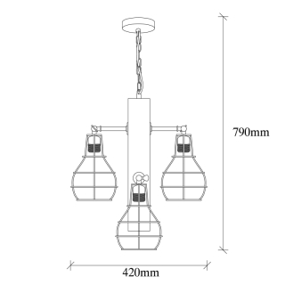 ASIR Luster EREBOS čierne drevo obr-4