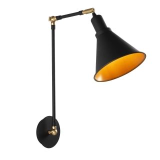 ASIR Nástenná lampa BERCESTE čierna obr-1