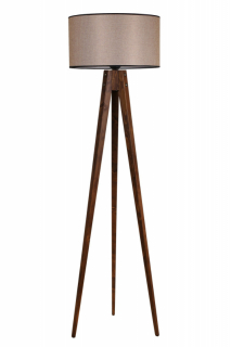 ASIR Stojacia lampa TRIPOD orechová obr-1
