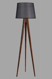 ASIR Stojacia lampa TRIPOD čierny orech obr-2
