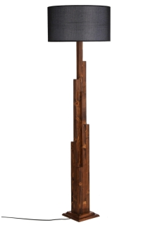 ASIR Stojacia lampa KULE čierny orech obr-1