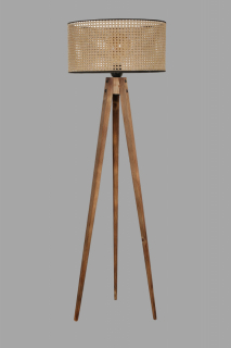 ASIR Stojacia lampa TRIPOD hnedá