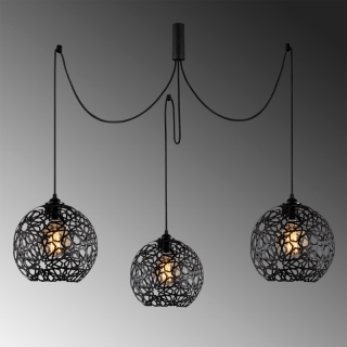 ASIR Luster FELLINI 3 čierny obr-2