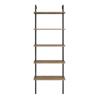 ASIR Regál PAULA orech čierny obr-1