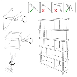 ASIR Regál META borovica atlantická obr-3
