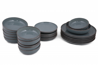 ASIR Porcelánová jedálenská súprava 24 ks POPPY blue obr-1