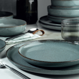 ASIR Porcelánová jedálenská súprava 24 ks POPPY blue obr-2