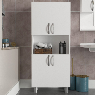 ASIR Skrinka do kúpeľne WILLIAM biela obr-2