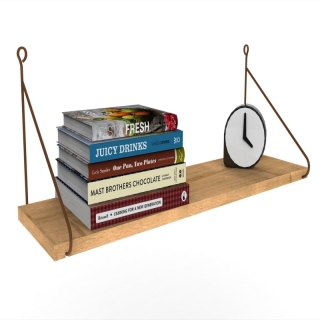 ASIR Nástenná polica ARMONI dub obr-2