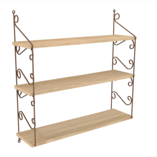 ASIR Nástenná polica SERAMONI 3 dub obr-1